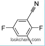 Molecular Structure of 1003712-20-6 (2,5-Difluoro-3-methylbenzonitrile)